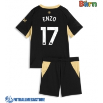 Fotballdrakt Barn Manchester City Enzo Fernandez #17 Bortedraktsett 2026-27 Kortermet (+ Korte bukser)